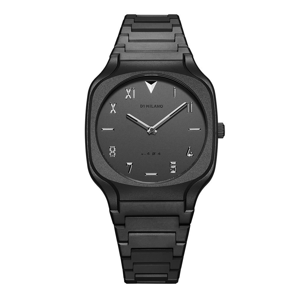 Unisex Square Black 37mm Watch