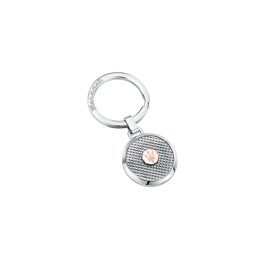 Men Iconic Silver Key Ring