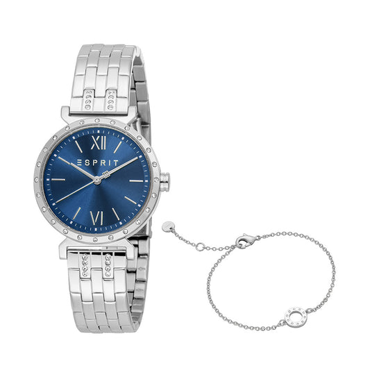 Vio Women Blue Stainless Steel Watch