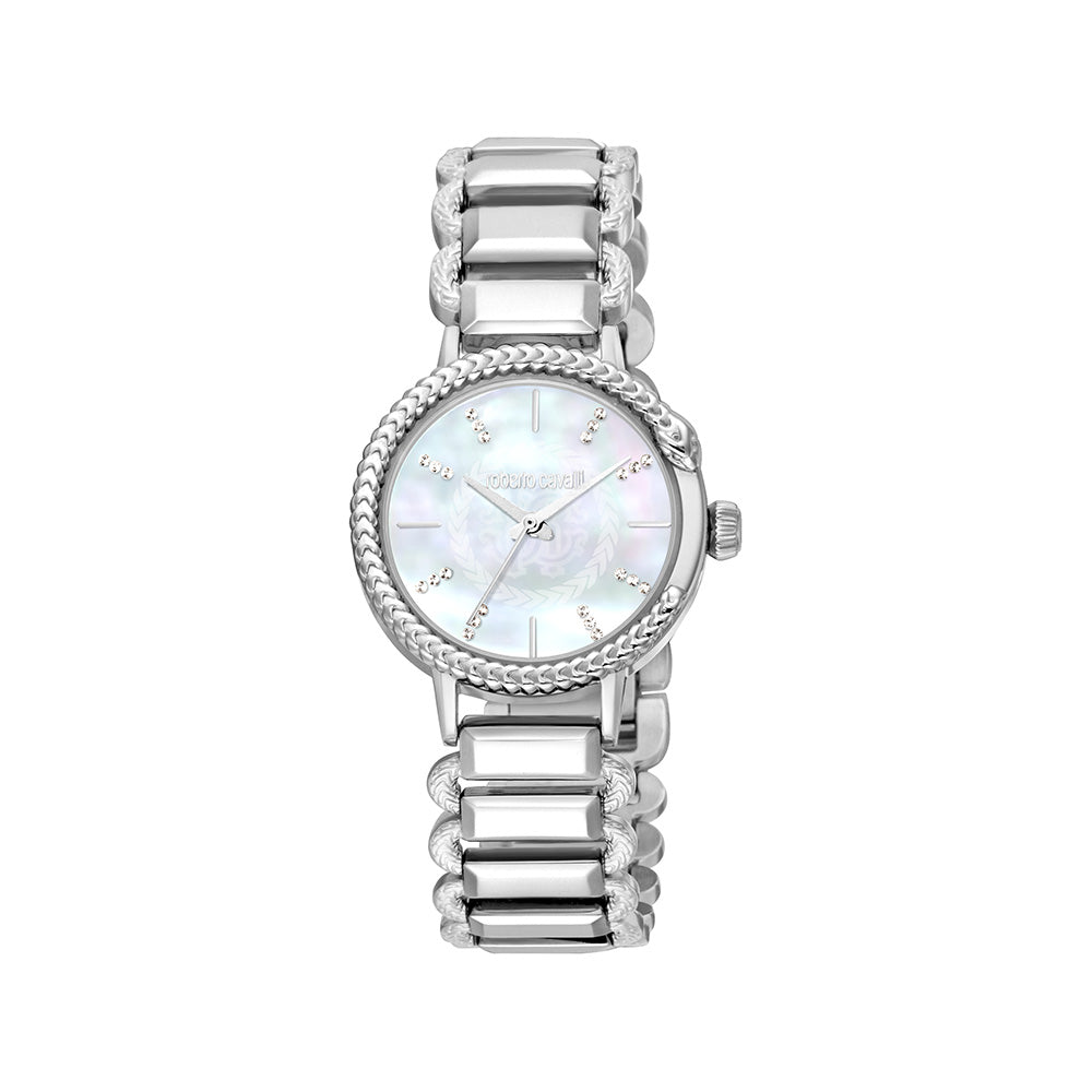 Vista Women White Stainless Steel Watch