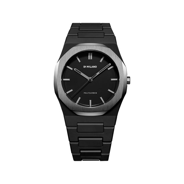 Men Polycarbon Black Watch