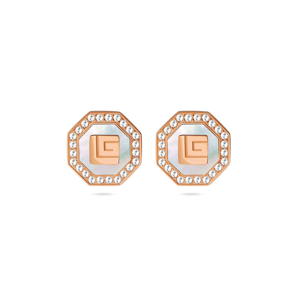 Ambre Rose Gold Plated Earrings