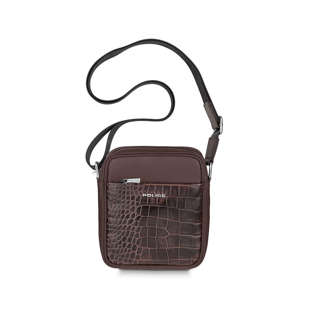 Buy Men's Duchini Solid Crossbody Bag with Zip Closure Online | Centrepoint  KSA