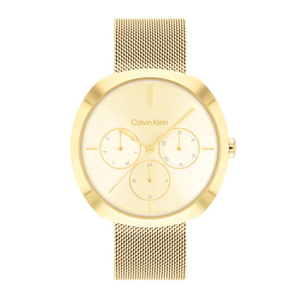 Shape Women Gold Quartz/Multifunction Watch