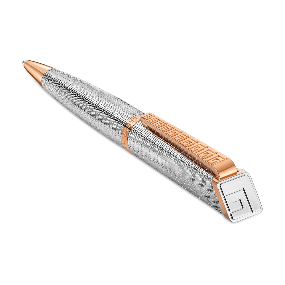 Andrea Stainless Steel And Rose Gold Plated Pens