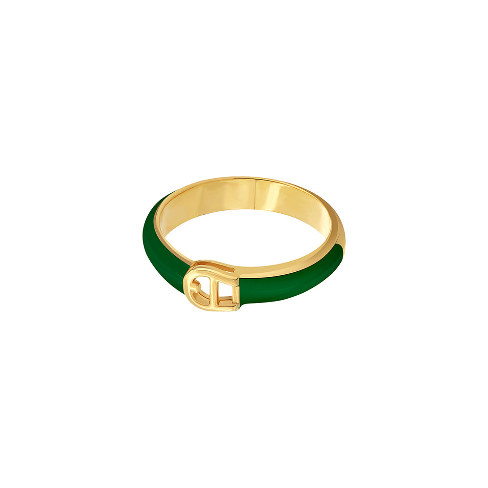 Eleonora Women Brass Gold Ring ONTIME Kuwait Official Store