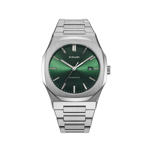 Men Automatic Silver Watch