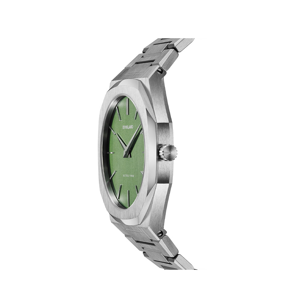 Men Ultra Thin Green 40mm Watch