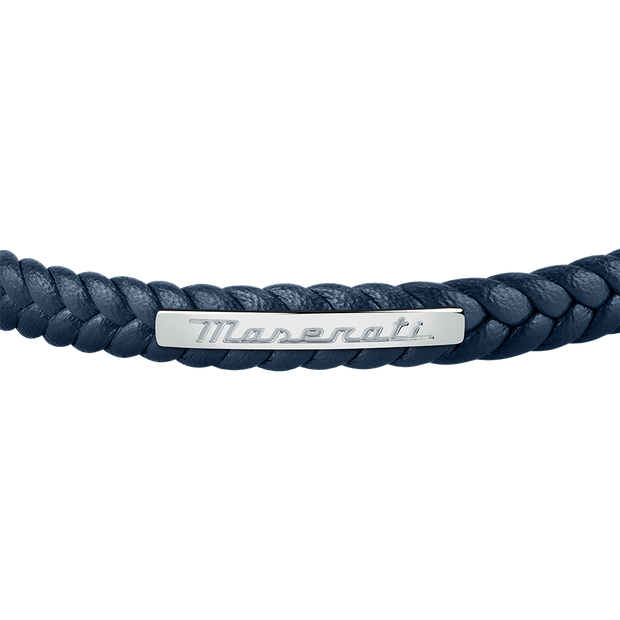 Men Blue Braided Bracelet