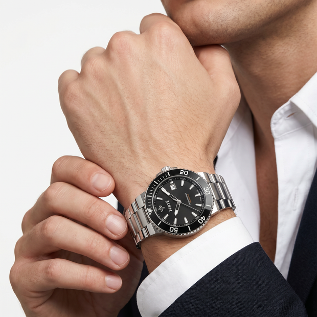 Men Silver Watch