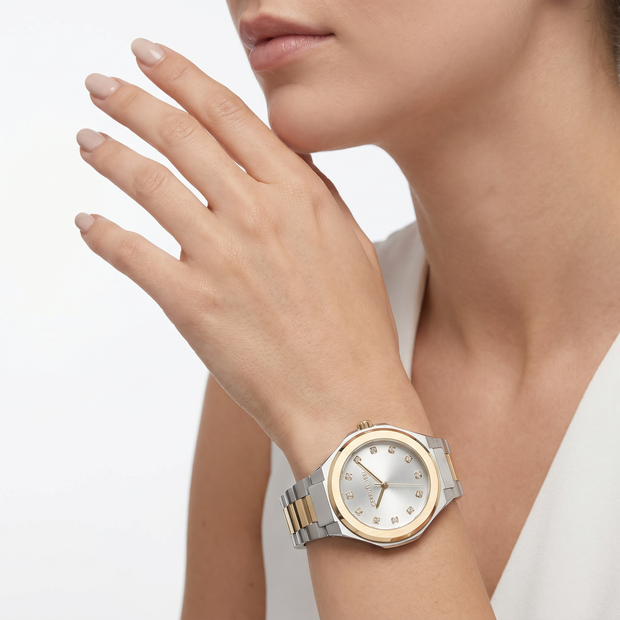 Women Lucardo Two Tone Watch