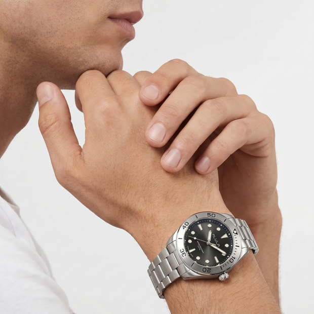 Men Silver Watch