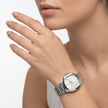 Women Faceted Silver Watch