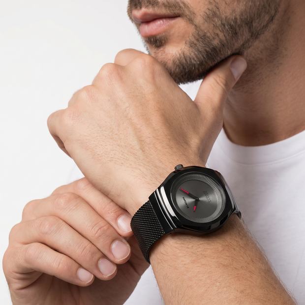 Men Giugiaro Black Watch