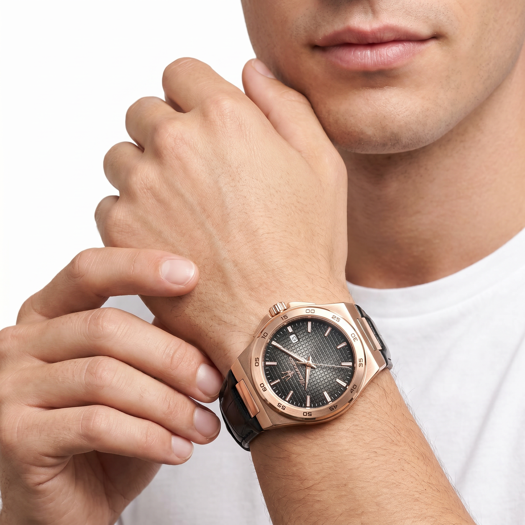Men Velocita Slim Grey Watch