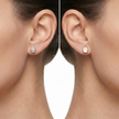 Women Rose Gold Earring