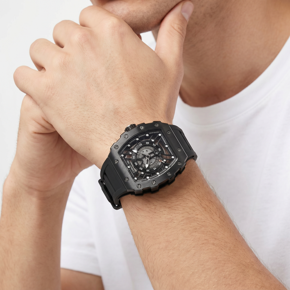 Men Gubbio Black Watch