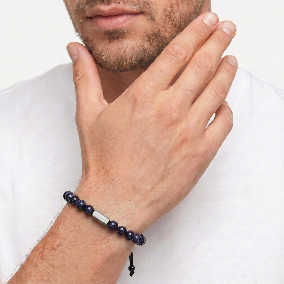Men Galaxy Beads Bracelet