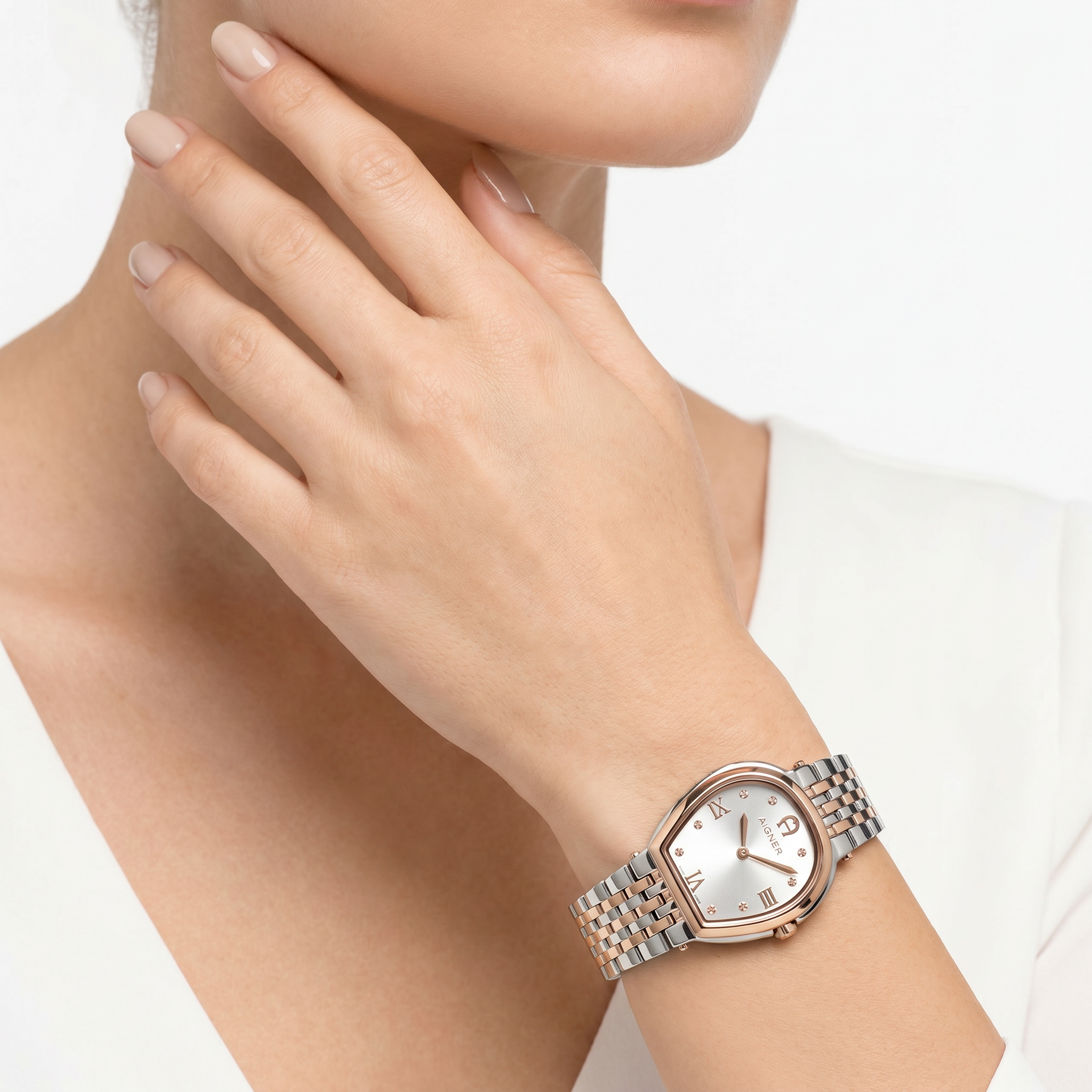 Women Dogna Two Tone Watch