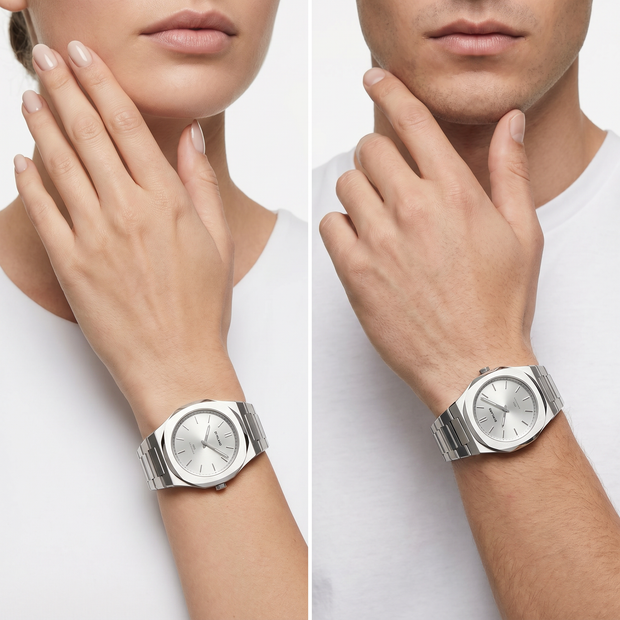 Unisex Silver Mellow Watch