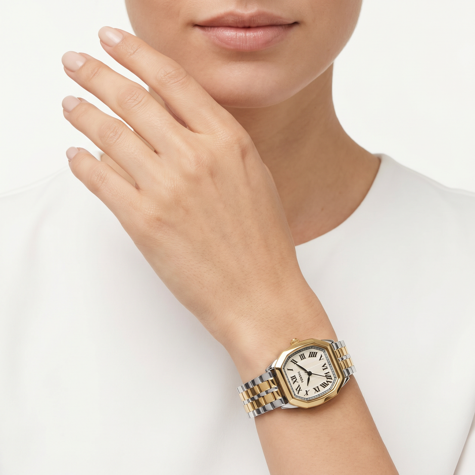 Women Harlow Two Tone Watch