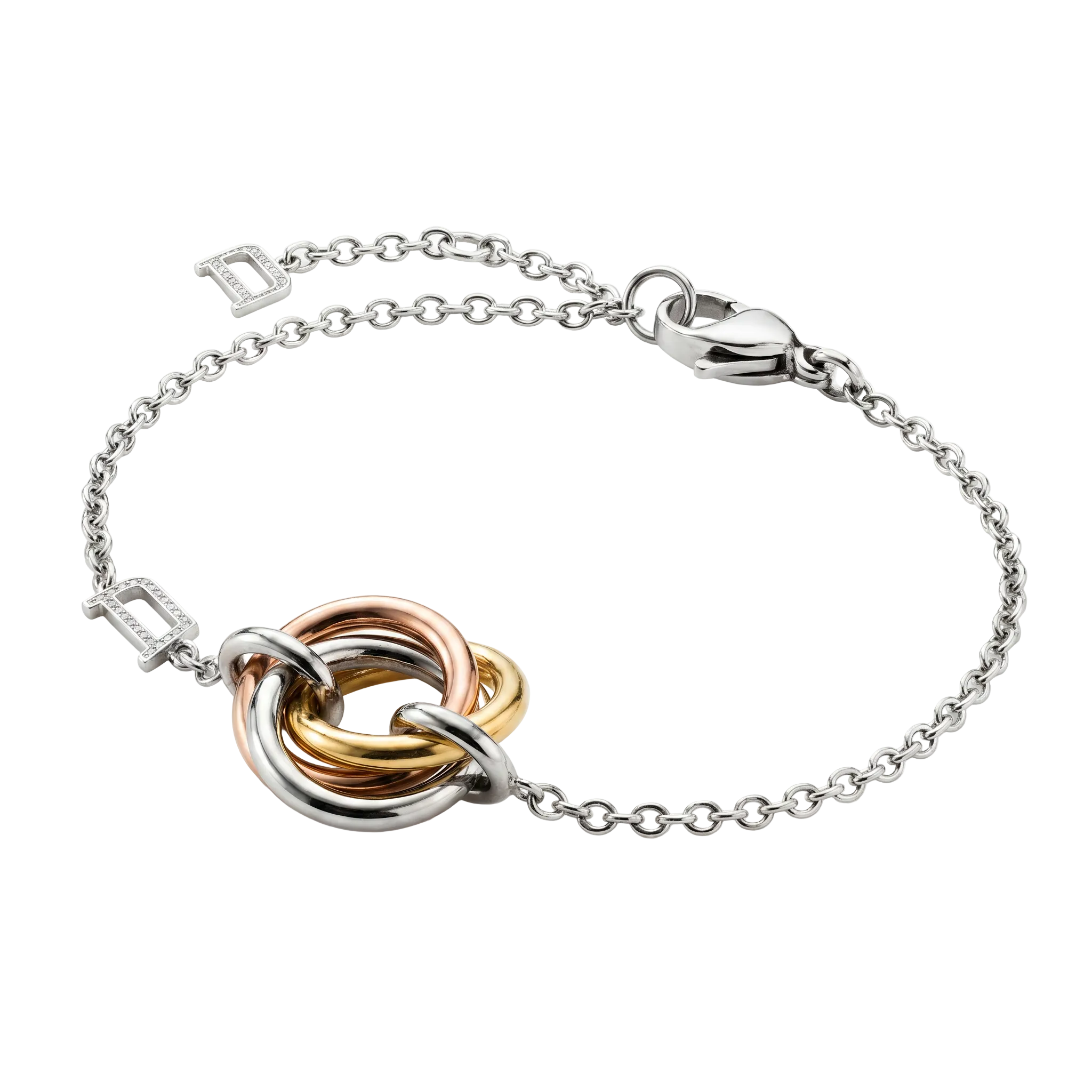 Women Bella Tri Tone Bracelet