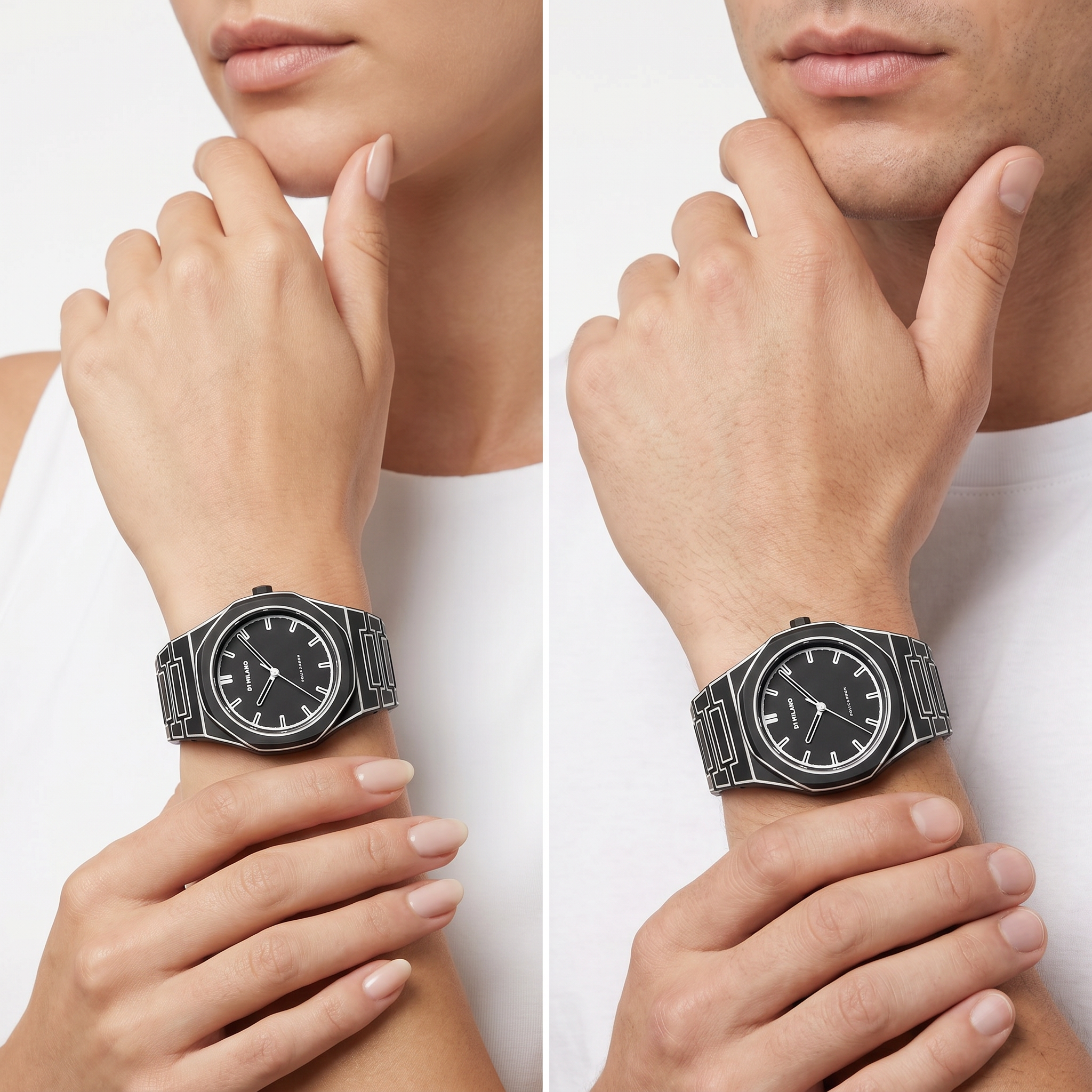 Unisex Polycarbon Black Watch