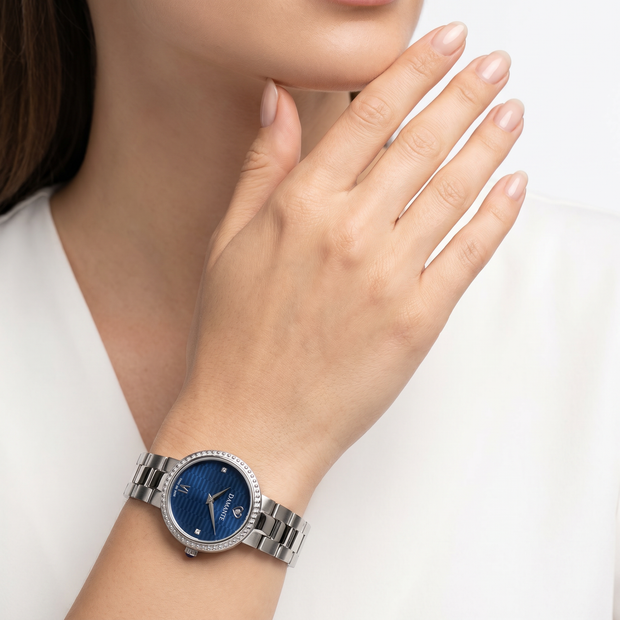 Women Precious Silver Watch