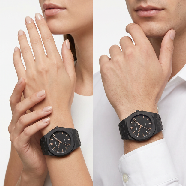 Unisex Polycarbon Black Watch