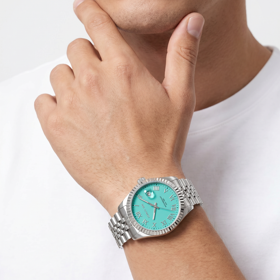 Men Silver Baccio Watch