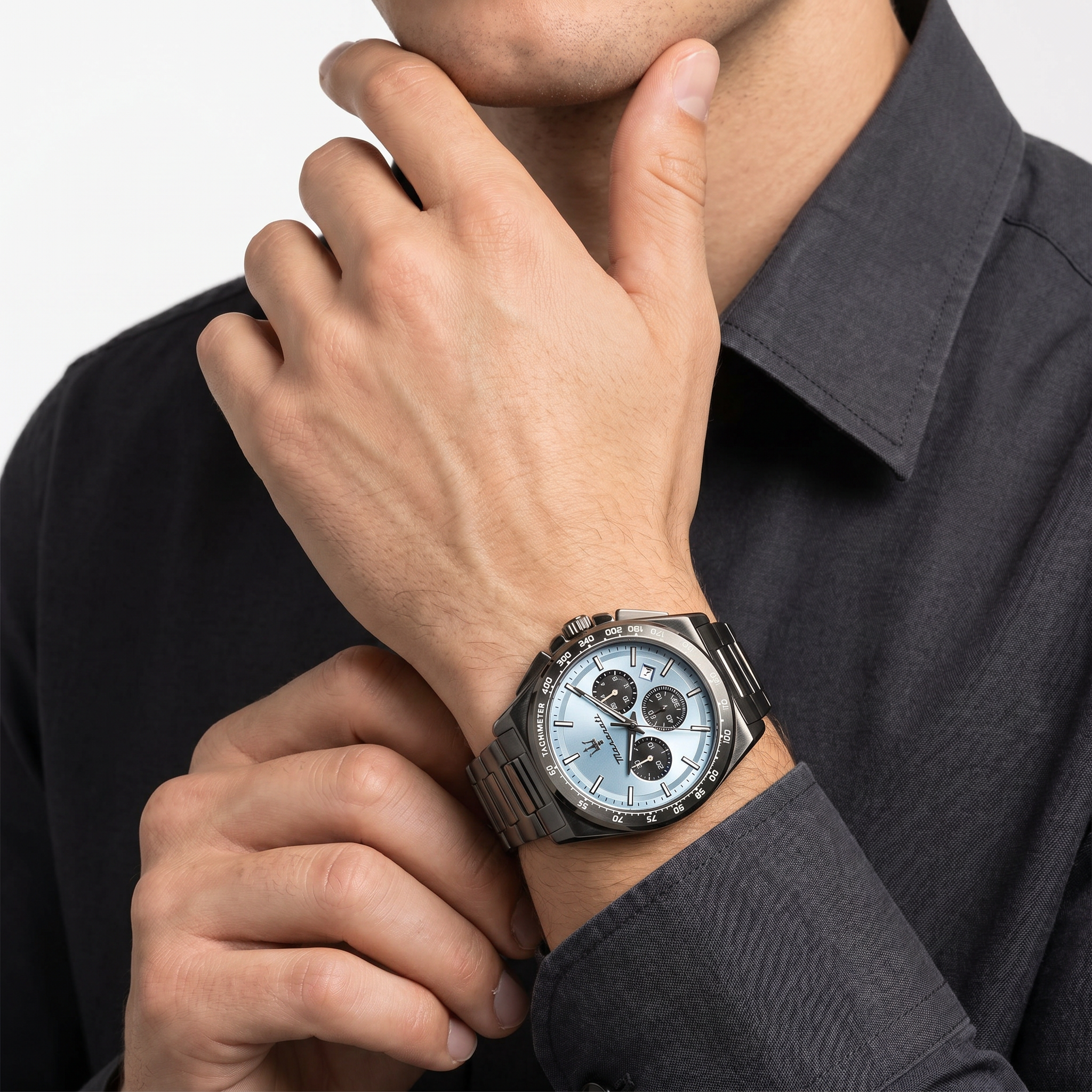 Men Velocita Blue Watch