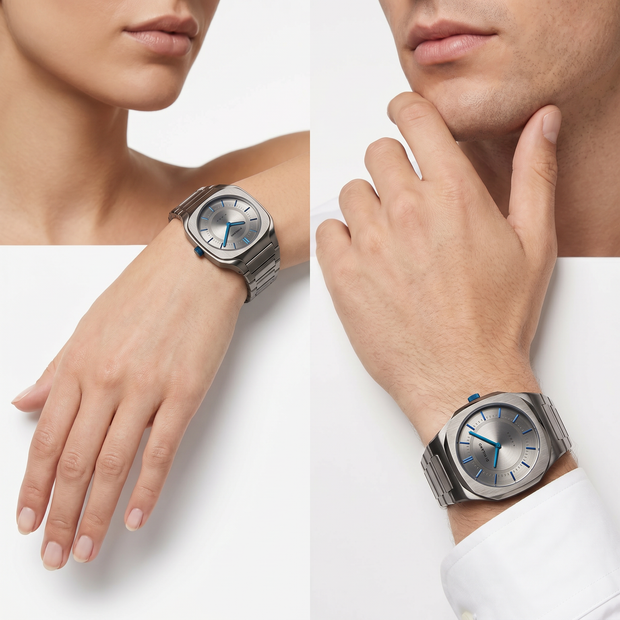 Unisex Square Grey Watch