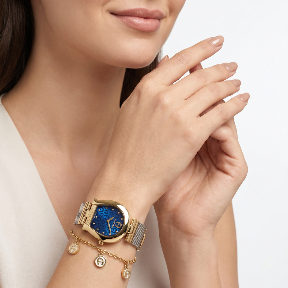 Women Cremona Due Silver Watch