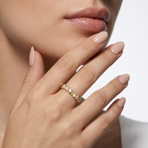 Women Blue Ring