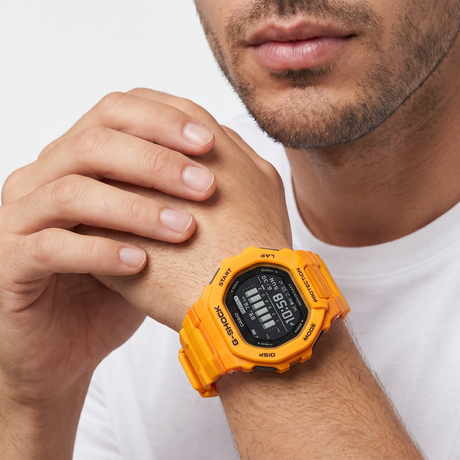 Men G-shock Orange Watch