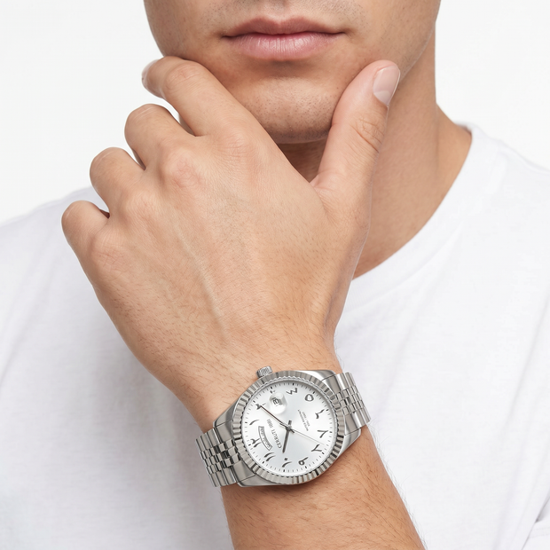Men Chienti Silver Watch