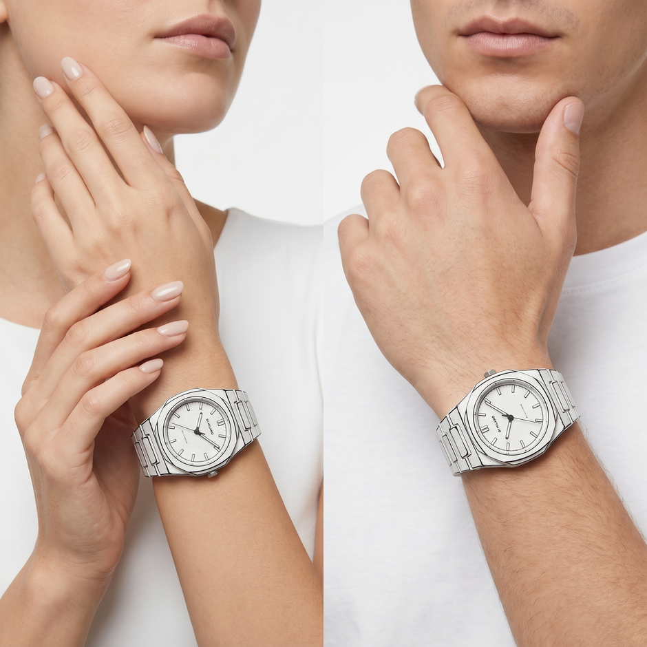 Unisex Polycarbon White Watch