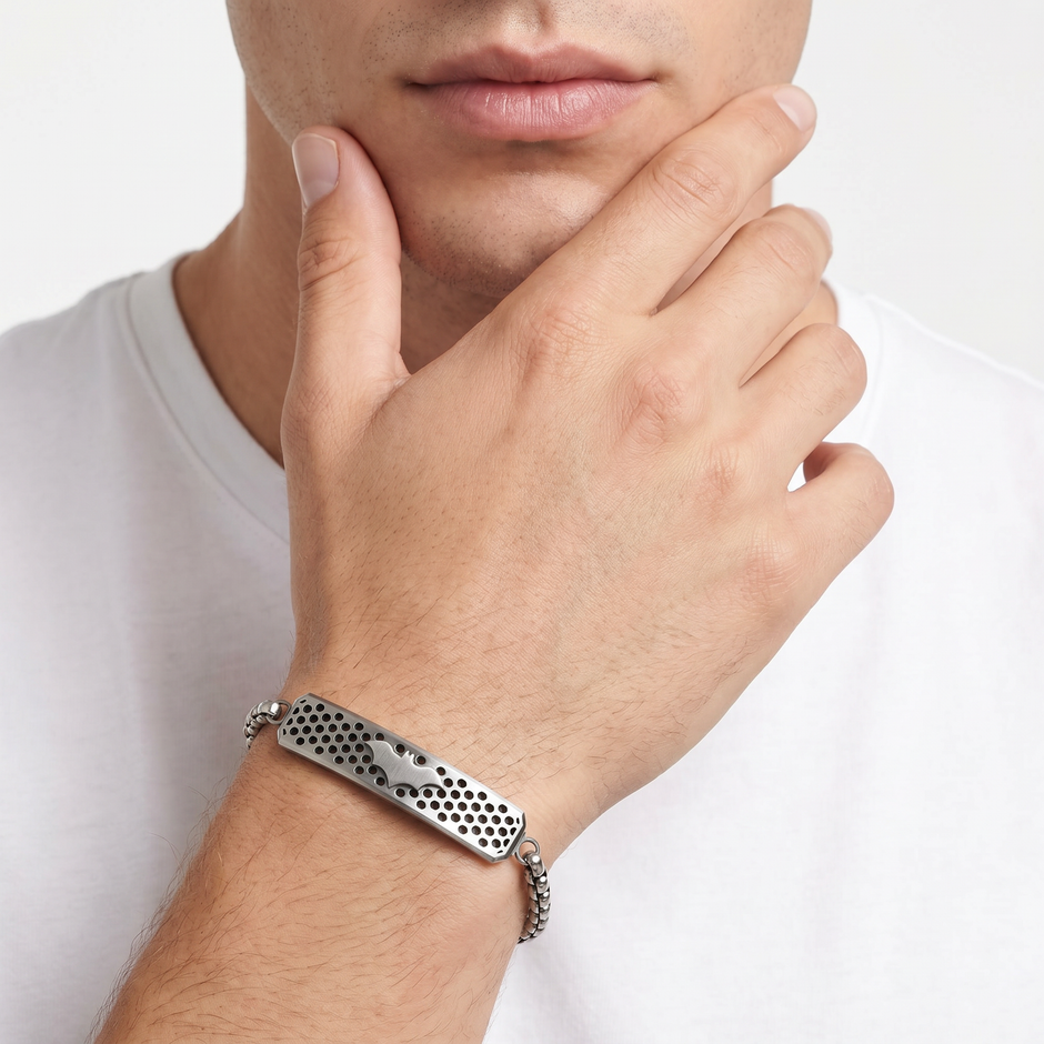 Men Silver Bracelet