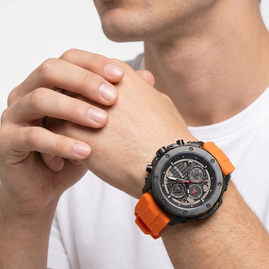 Men Rebel Black Watch