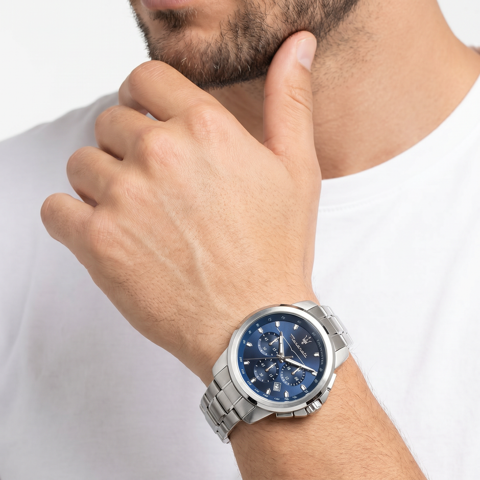 Men Successo Silver Watch