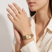 Cadie Women Gold Quartz/Analog Watch