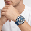 Men Flash Blue Watch