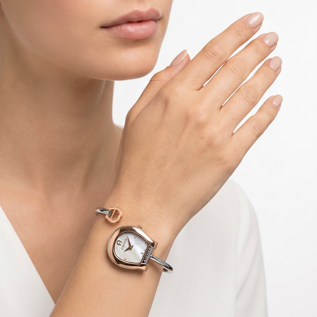 Women Flora Large Two Toned Watch