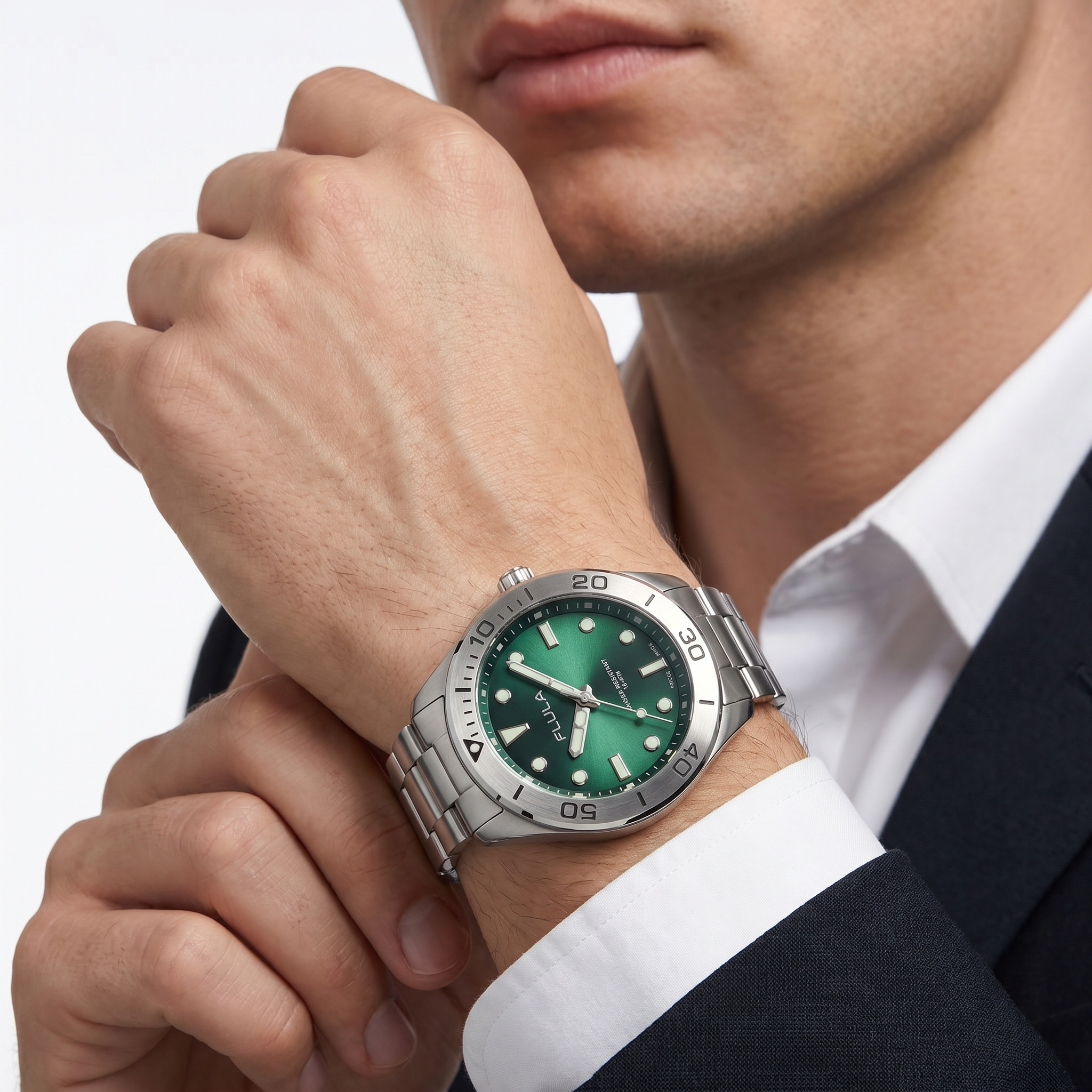 Men Silver Watch