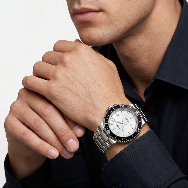 Men Silver Watch