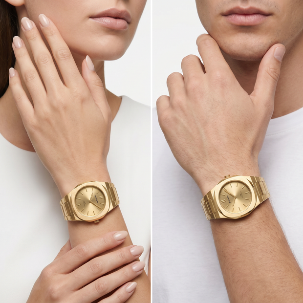 Unisex Golden Mellow Watch