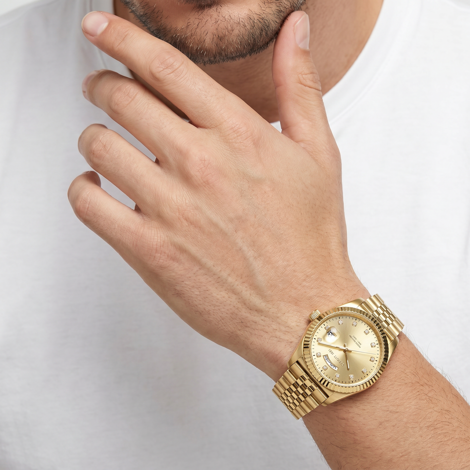 Men Chienti Golden Watch