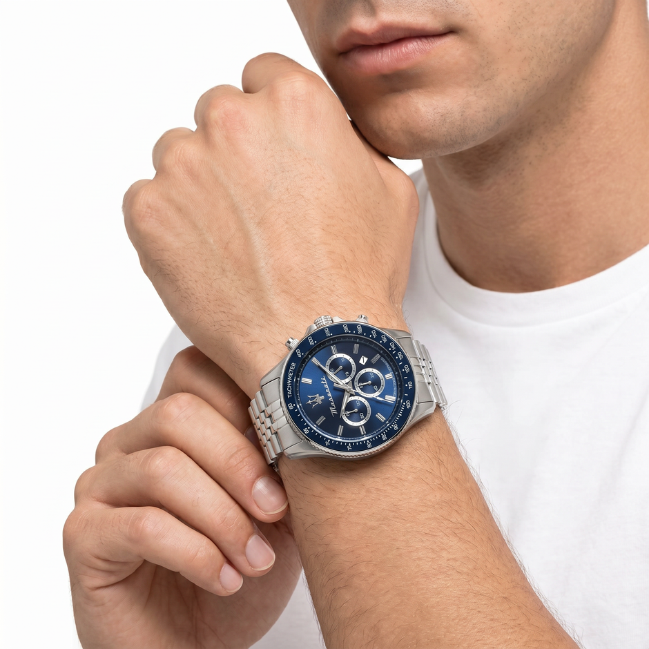 Men Sfida Silver Watch