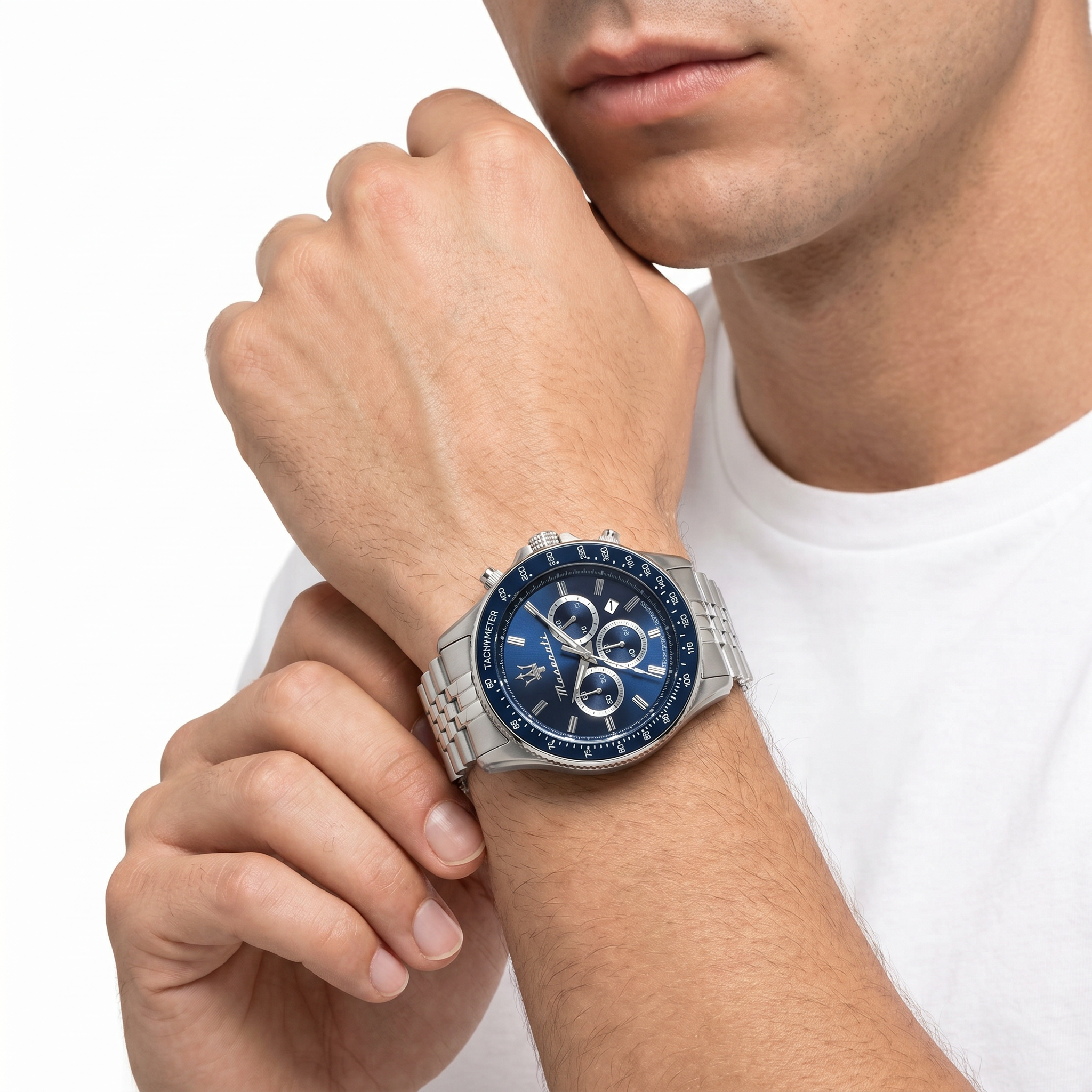 Men Sfida Silver Watch