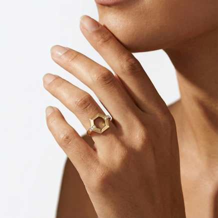 Women Hexora Ring